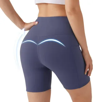 BETTERCHIC Women’s Biker Shorts Yoga Shorts High Waist Compression Workout Shorts for Women Running Size S-2XL