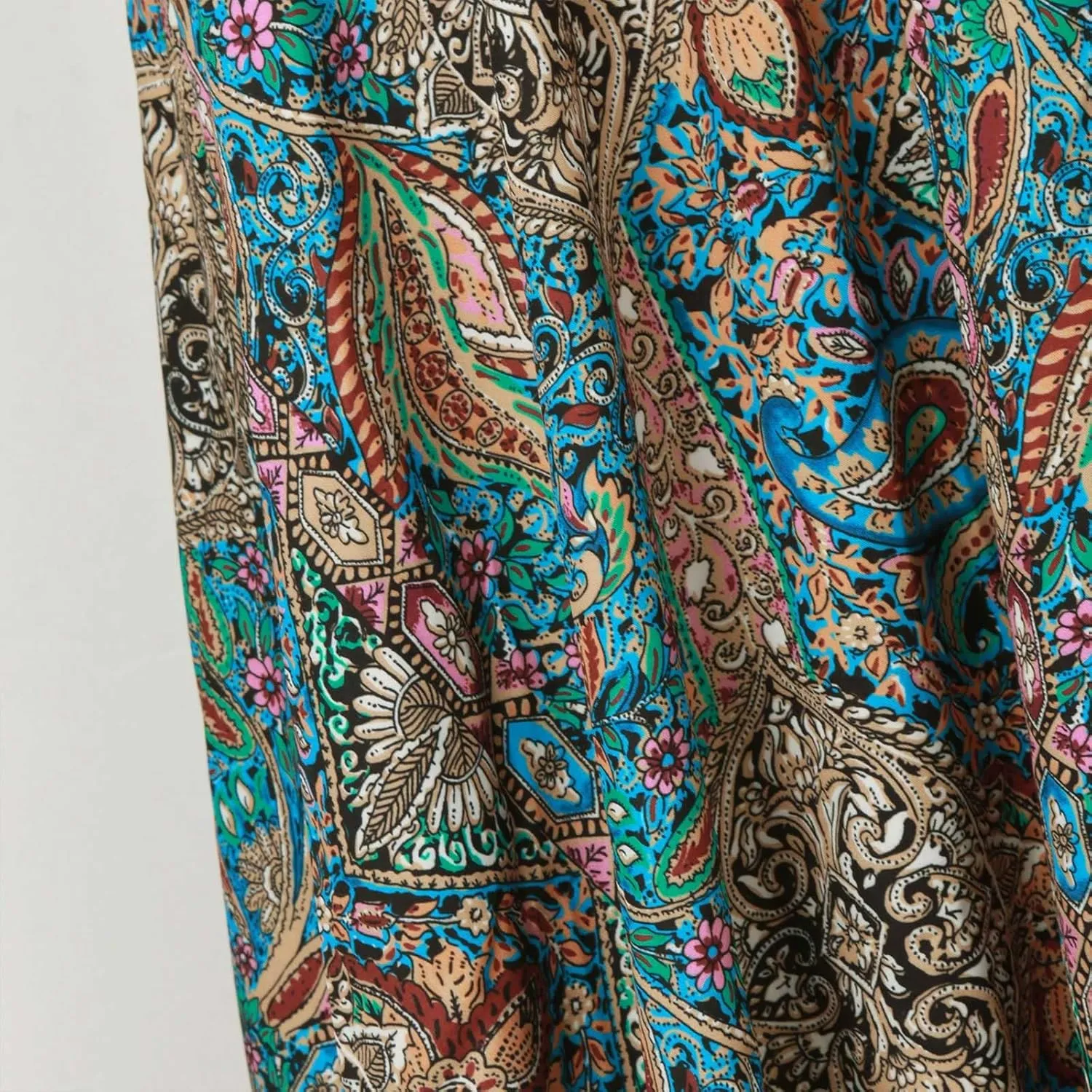 Boho Maxi Skirts for Women 2025 Summer Elegant High Waisted Flowy Swing A-Line Floral Long Skirt