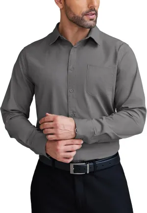 COOFANDY Mens Dress Shirts Wrinkle Free Long Sleeve Button Down Shirts Formal Business Shirt