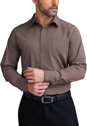COOFANDY Mens Dress Shirts Wrinkle Free Long Sleeve Button Down Shirts Formal Business Shirt