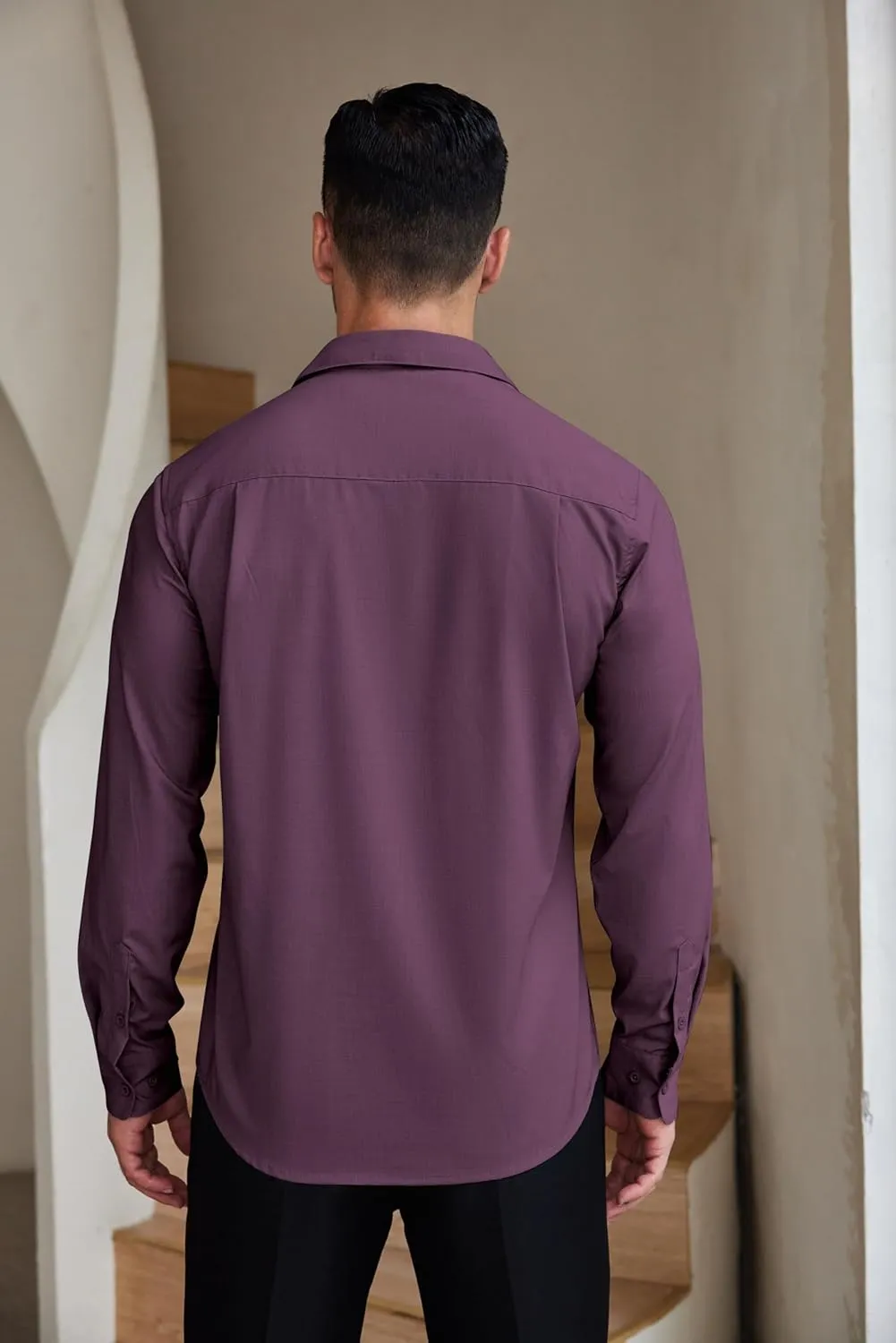 COOFANDY Mens Dress Shirts Wrinkle Free Long Sleeve Button Down Shirts Formal Business Shirt