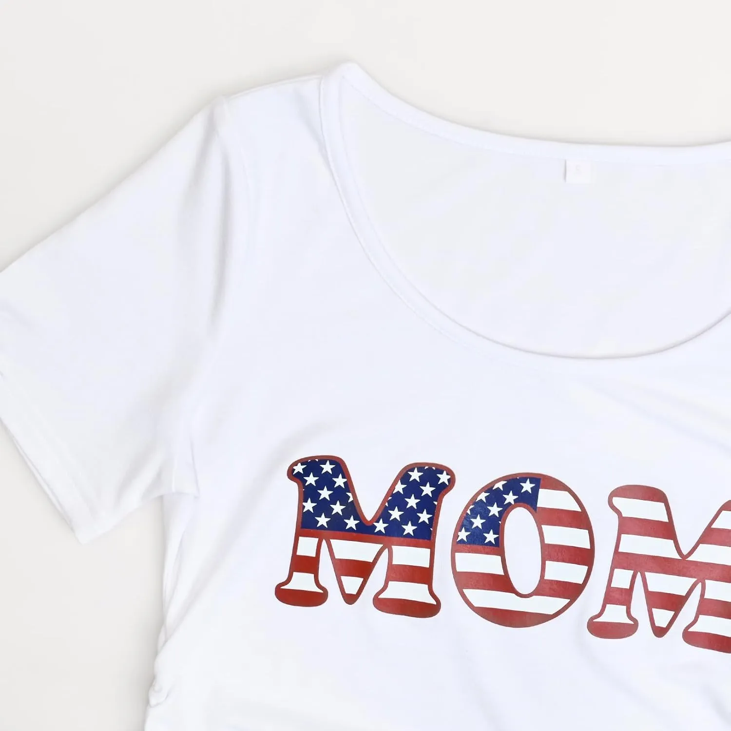 DEBELLY Maternity Shirts Short Sleeve Tops Black Shirts Footprints Pregnancy Ruched Sides Casual Shirt