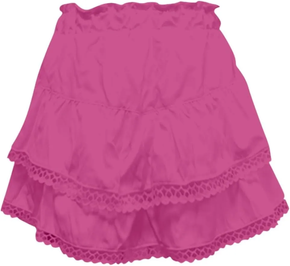 High Waisted Skirts for Women Trendy Summer Asymmetrical Hem Flowy Boho Cute Dress