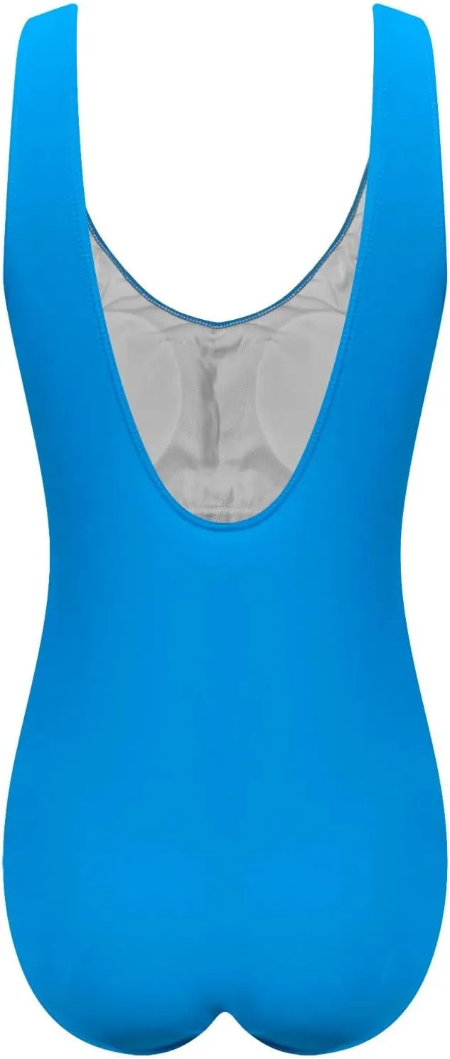 hlysgo Womens One Piece Swimsuits Tummy Control Modest Swimwear 2025 Trendy Solid Backless Athletic Bathing Suits for Ladies