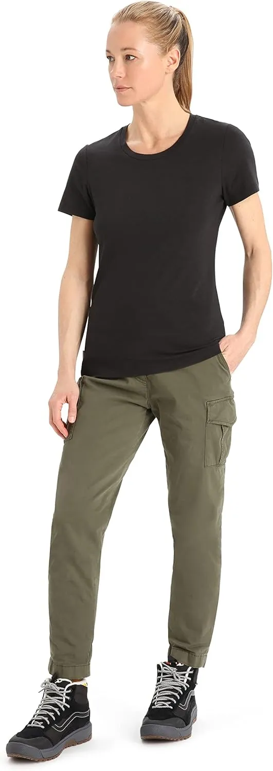 Icebreaker Merino Women's Central Classic Short Sleeve Wool T Basic Casual Shirt
