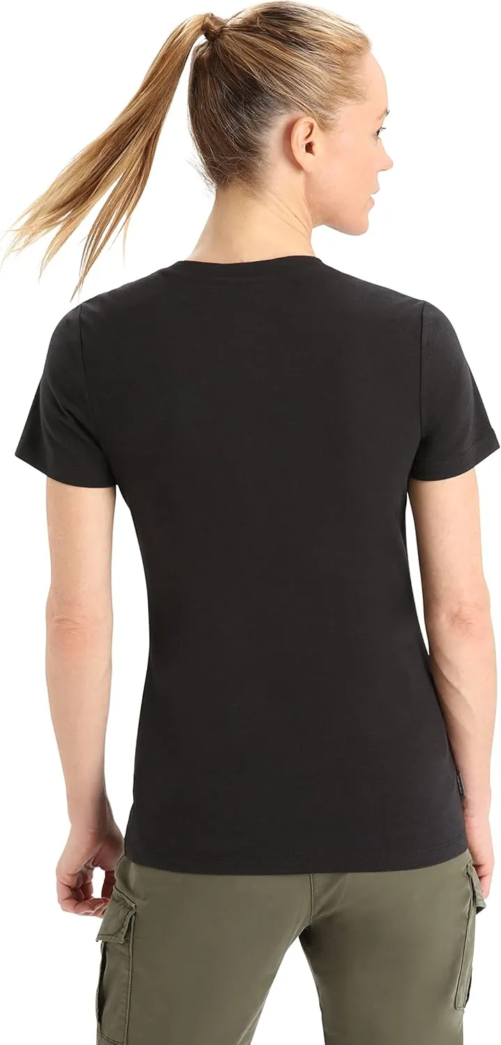 Icebreaker Merino Women's Central Classic Short Sleeve Wool T Basic Casual Shirt