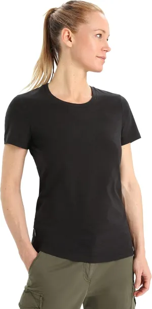 Icebreaker Merino Women's Central Classic Short Sleeve Wool T Basic Casual Shirt