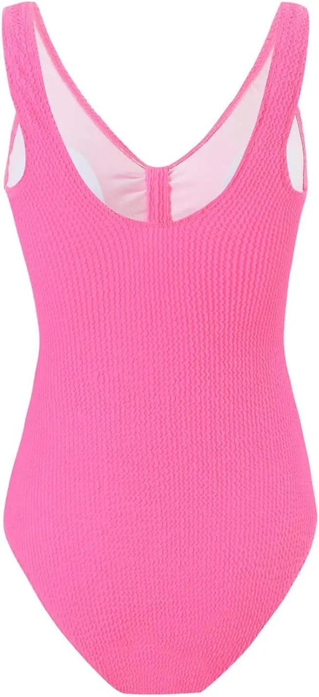 Lmdudan One Piece Swimsuits for Women Sleeveless Backless Modest Bathing Suit Tummy Control Cheeky Beach Swimwear 2025