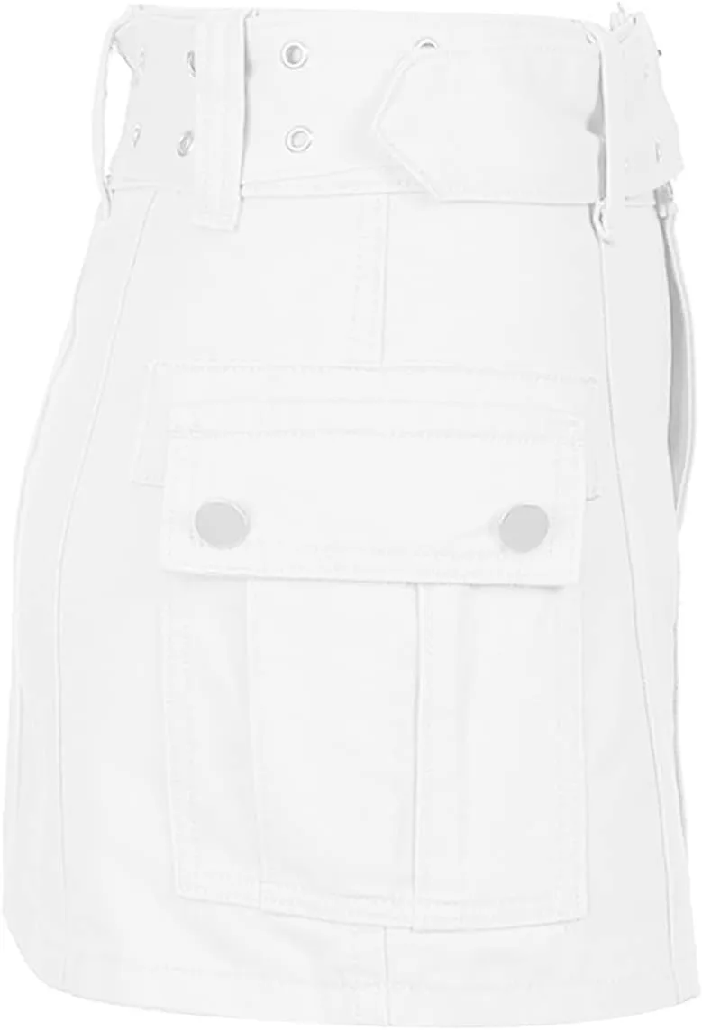 Low Rise Cargo Mini Skirts for Women Sexy Pleated Mini Skirt Fashion Clubwear Streetwear Denim Mini Skirt