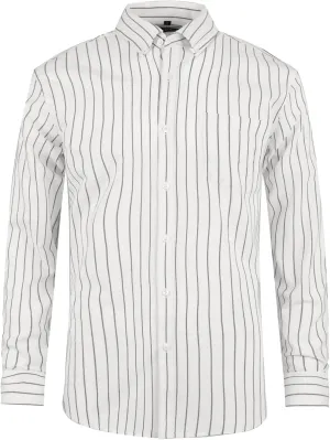 Men's 100% Cotton Oxford Dress Shirt Long Sleeve Rerular Fit Button-Down Business Casual Shirt