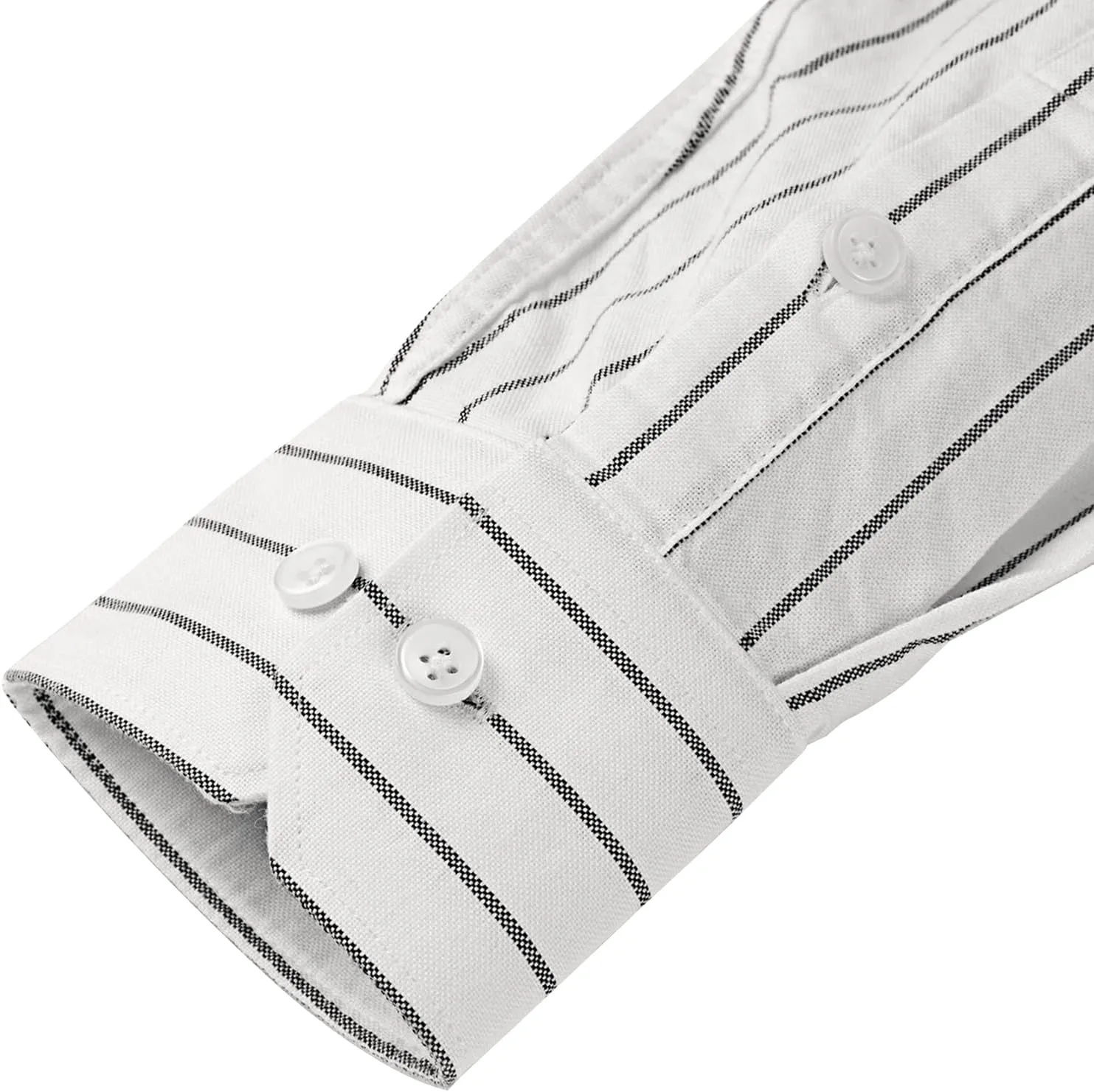 Men's 100% Cotton Oxford Dress Shirt Long Sleeve Rerular Fit Button-Down Business Casual Shirt