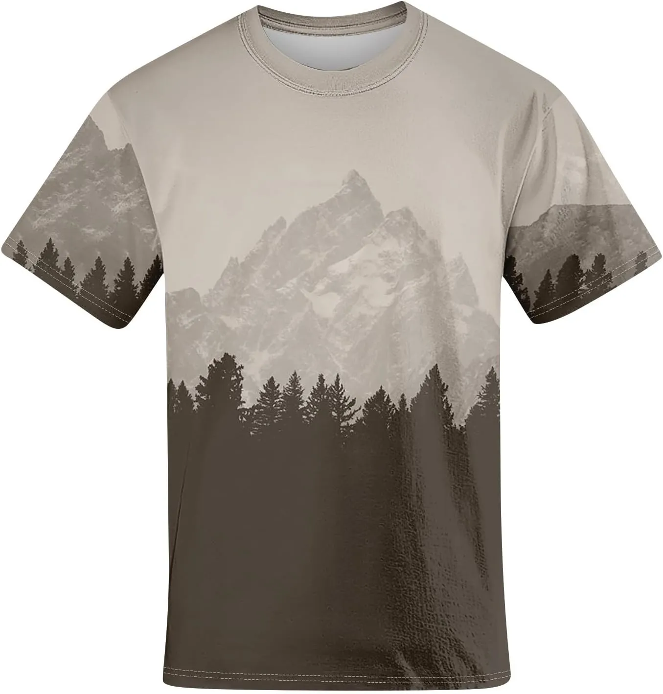 Mens Casual Shirt : Super Soft Premium Fabric Moisture Wicking Comfortable Workout Tees