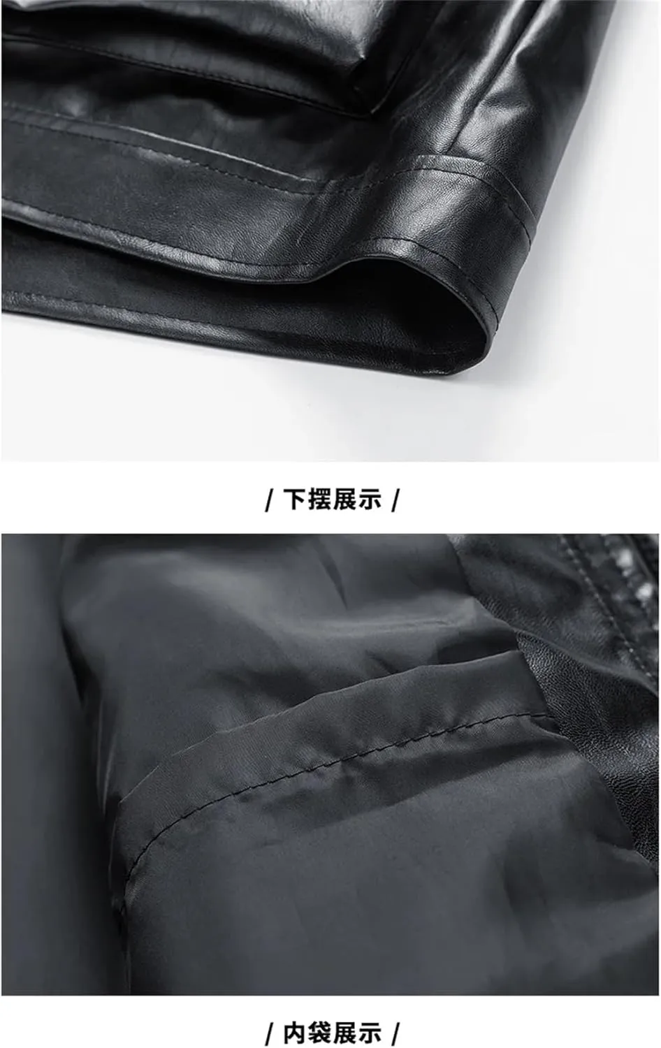 Men's Winter Leather Jacket Casual Lapel Business Shirt Outdoor Sports Youth Motorcycle Jacket