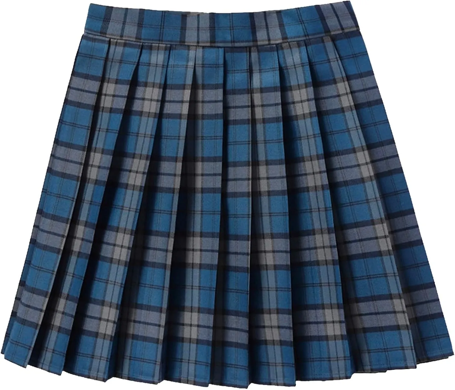 Mini Pleated Skirts for Women High Waisted School A-Line Skirts Casual Uniform Mini Skirt