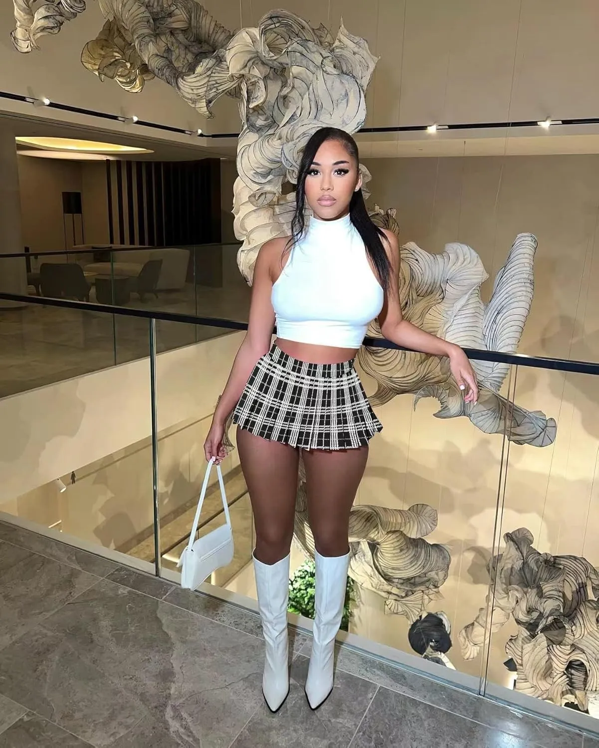 Mini Pleated Skirts for Women Womens Cargo Tennis Skirt Y2k Skater Trendy Girl Sexy Club School Skort 2025 New
