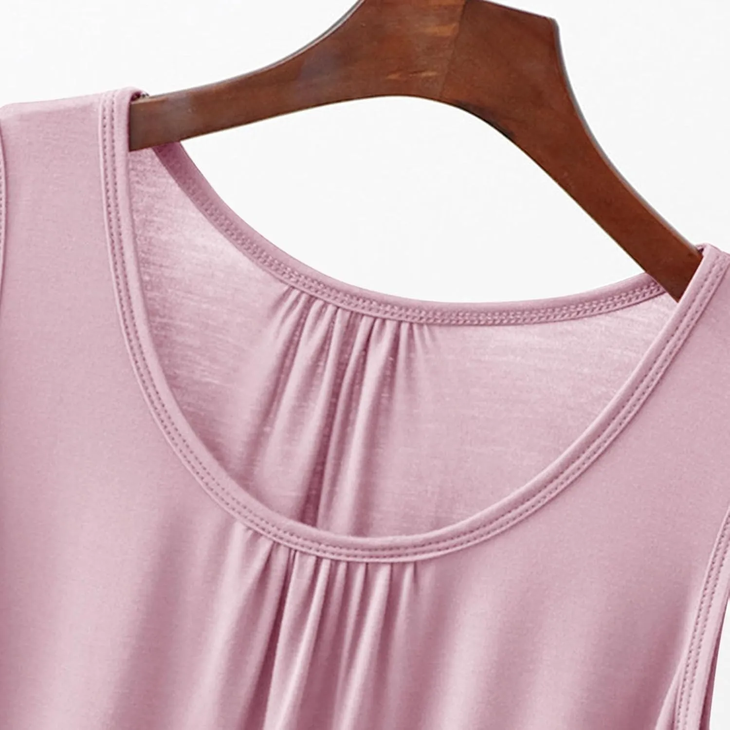Miyaomn Pajamas Set for Women Comfortable Sleeveless Tank Top and Shorts Sets Solid Color Loose Vest Cami Soft Sleepwear 2pc