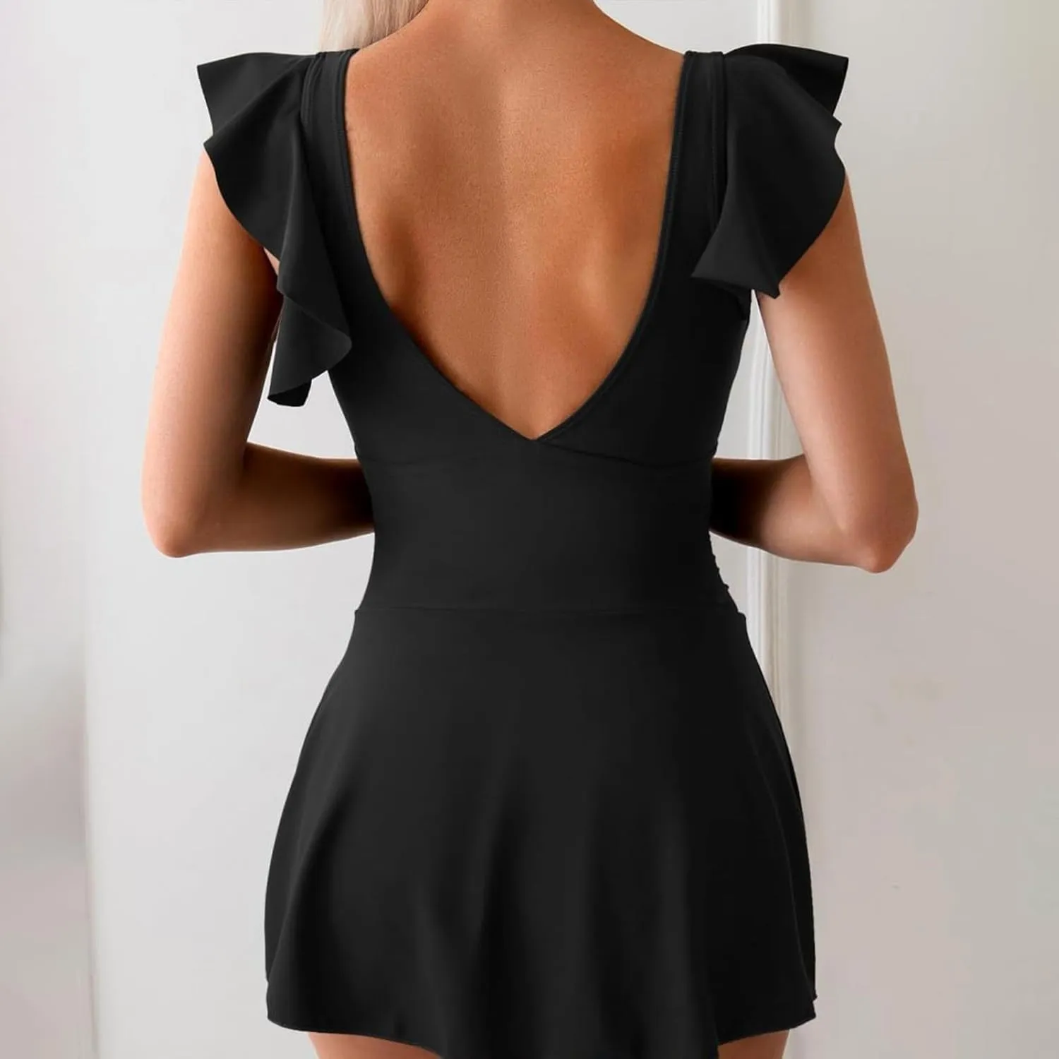 One Piece Swimdress for Women Tummy Control Swim Dresses Skirt 2025 Swimsuits Plus Size Bathing Suit