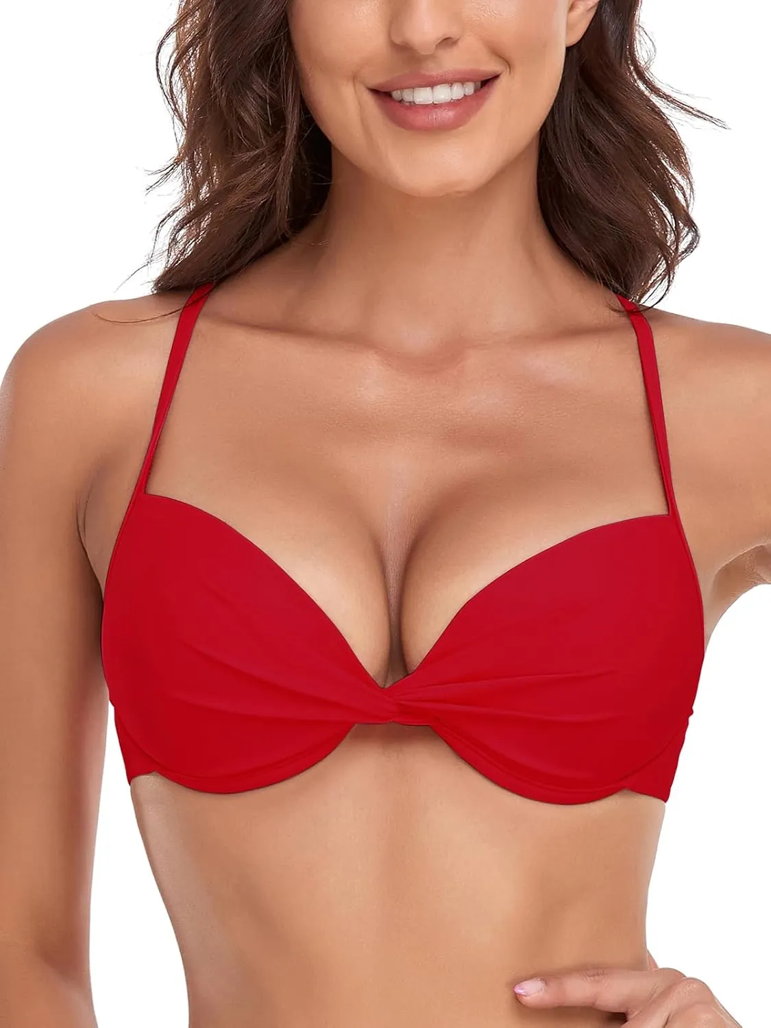 RELLECIGA Women's Underwire Bikini Top