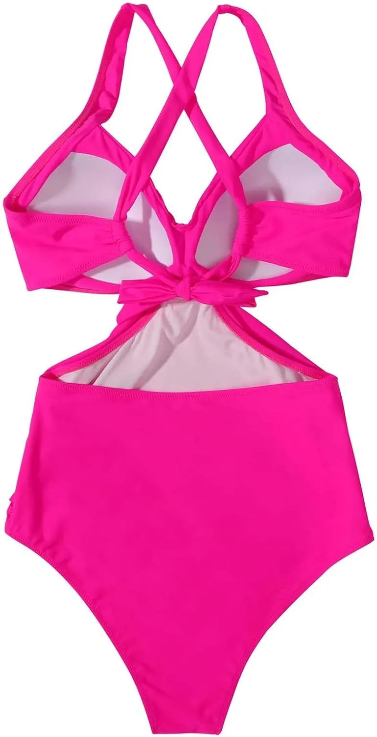 Rvidbe Womens Bikini Swimsuits Women 1 Piece Athletic Swimsuit Competition Bathing Suit Lap Swimming