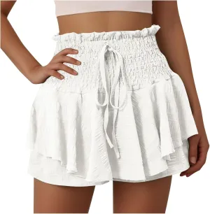 Tennis Skirts for Women with Pockets Golf Skorts Ruffle High Waist Athletic Workout Running Sport Skirts Shorts