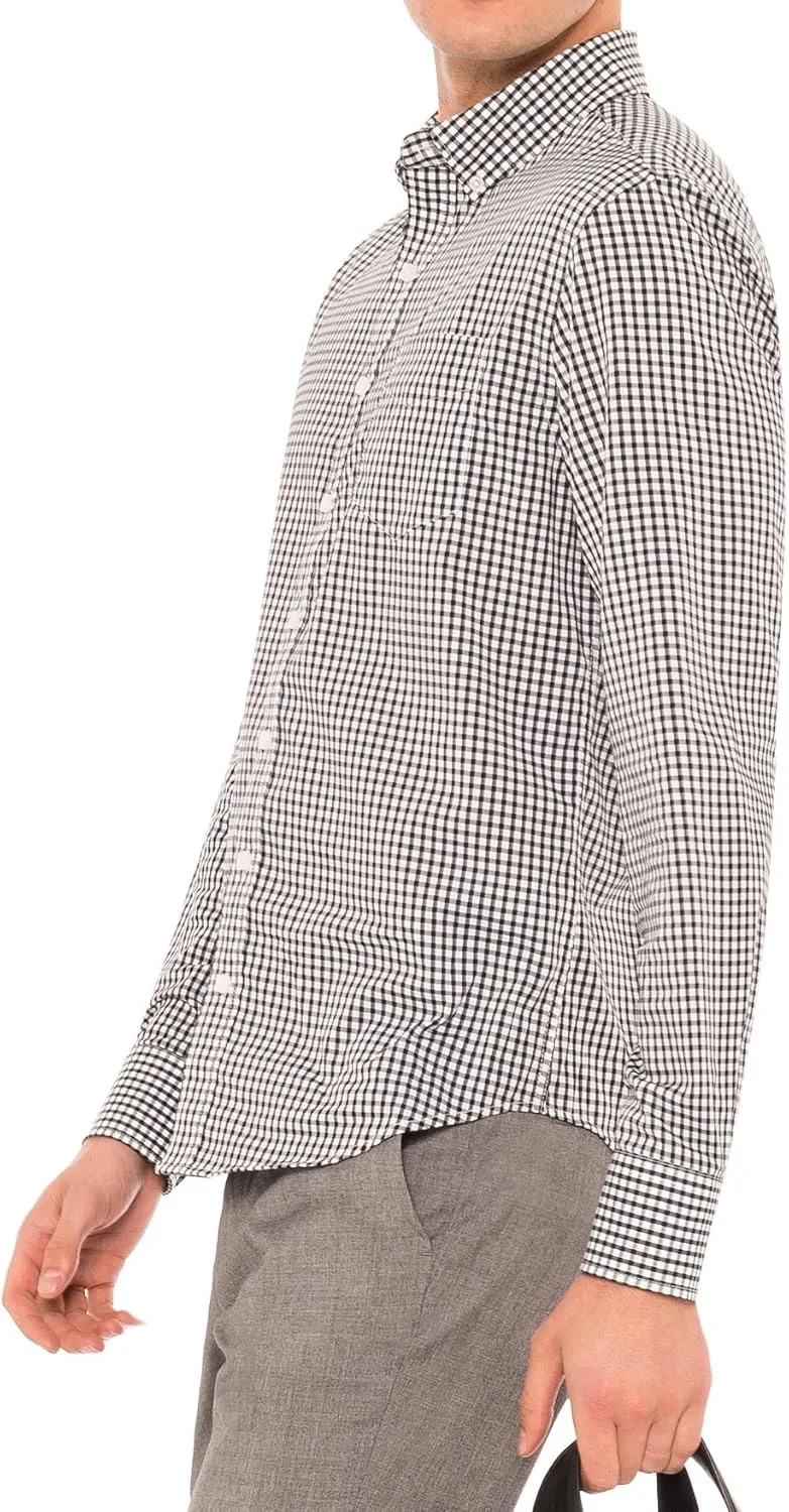 Untucked Shirts for Men Long Sleeve - Dry Fit Untuck Casual Shirt - Slim Fit