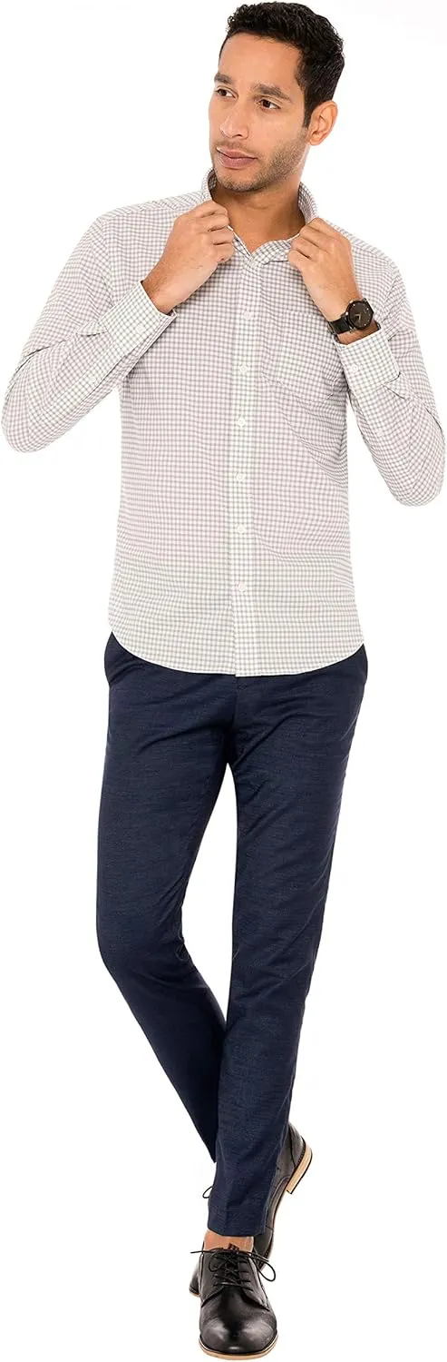 Untucked Shirts for Men Long Sleeve - Dry Fit Untuck Casual Shirt - Slim Fit