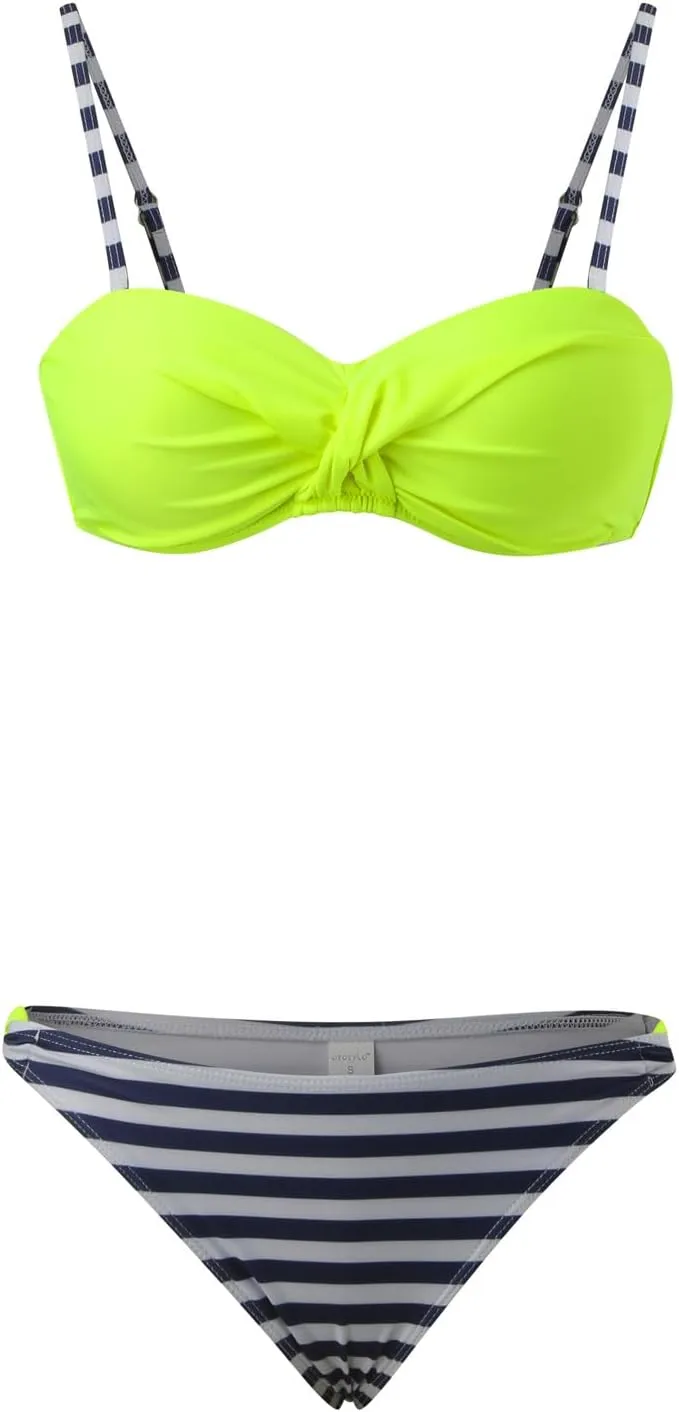 Women's Bikini Sets Two Piece Bikinis Swimsuits Vintage Push up Brazilian Swimwear Set Ruched Print Bathing Suit