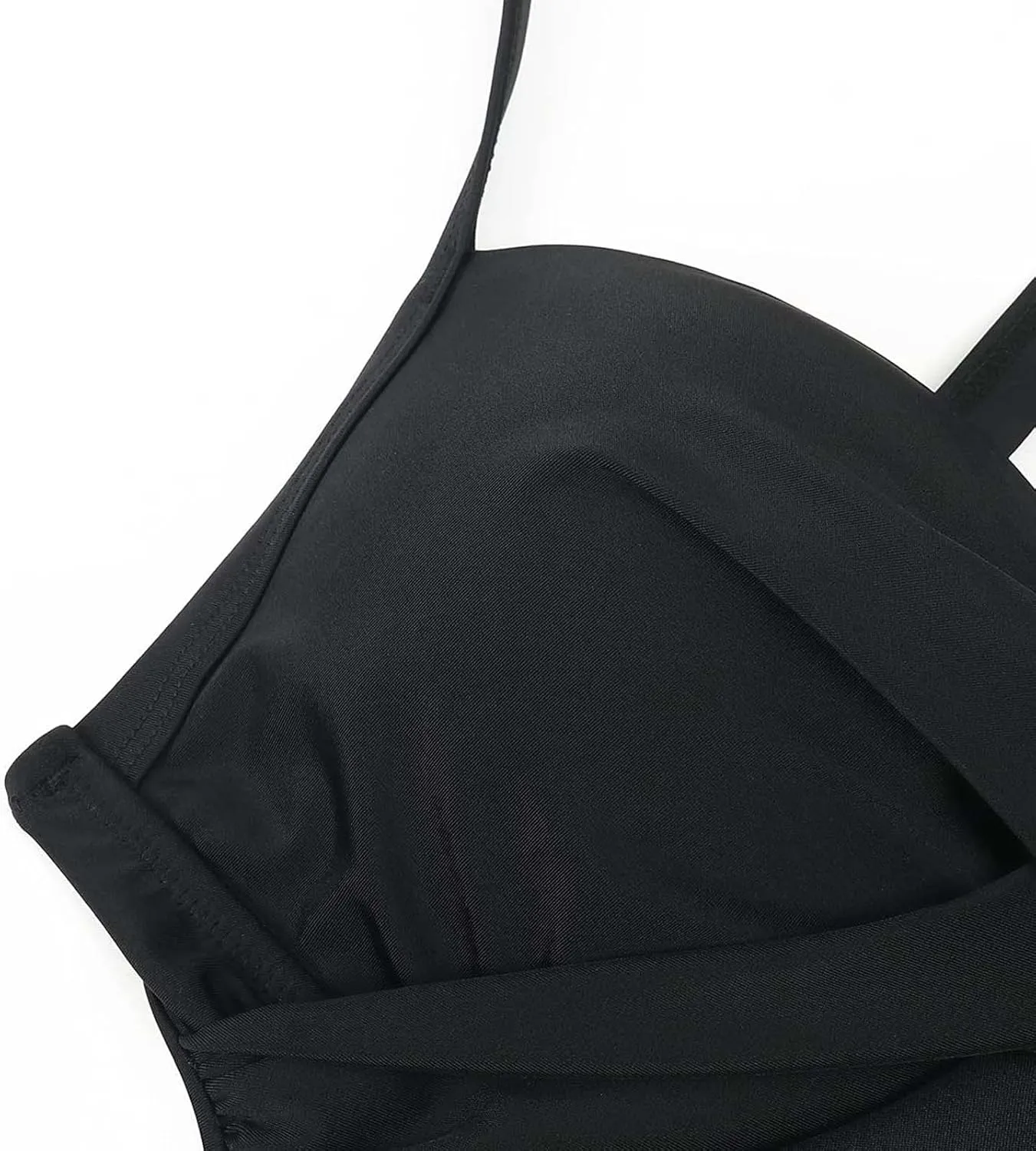 Women's Bikini Swimsuits 1 Piece Swimsuit for Women Tummy Control Bathing Suits Ruched Swimwear