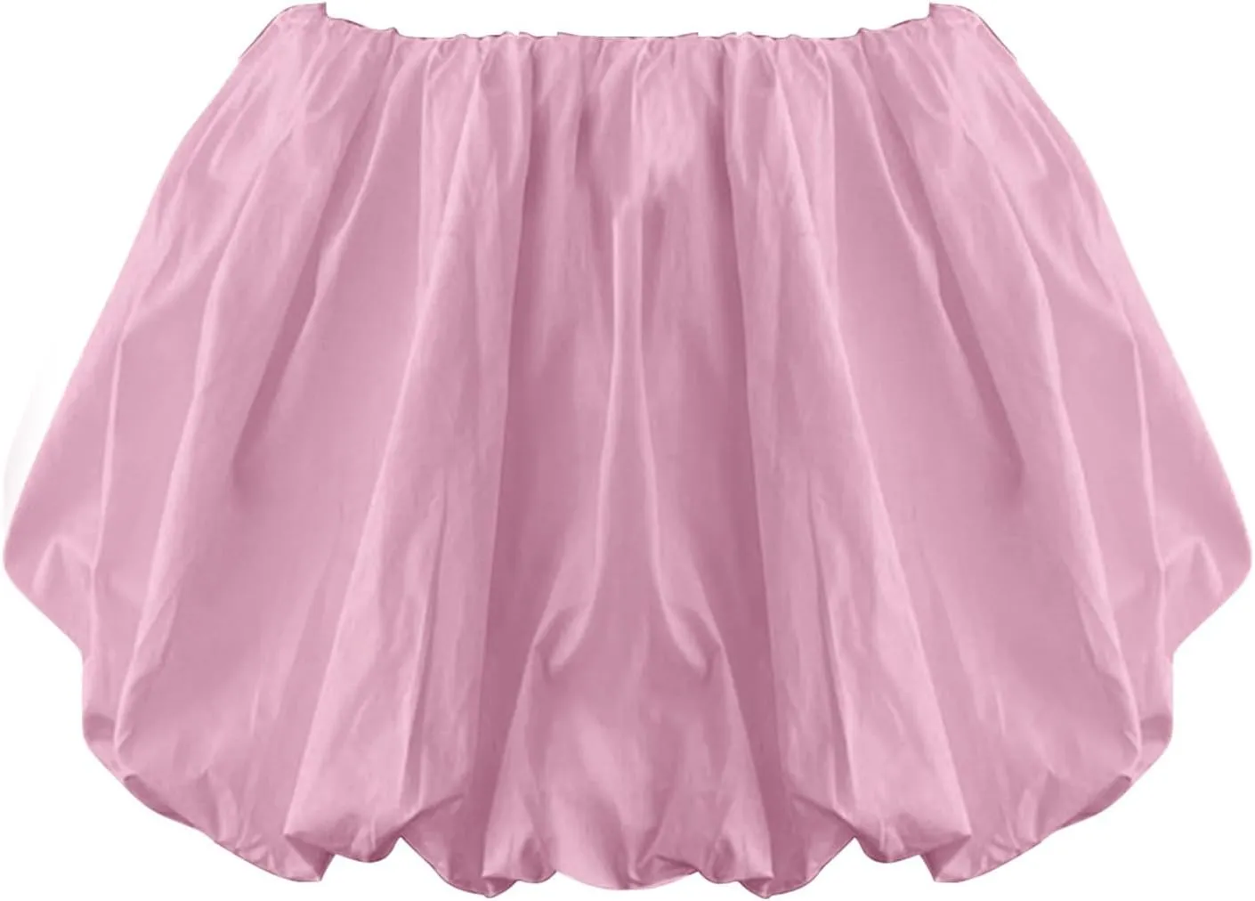 Womens Bubble Mini Skirt Y2K Vintage Elastic Waist Pleated Puff Skirts Loose Fit Cute A Line Flare Fairy Streetwear