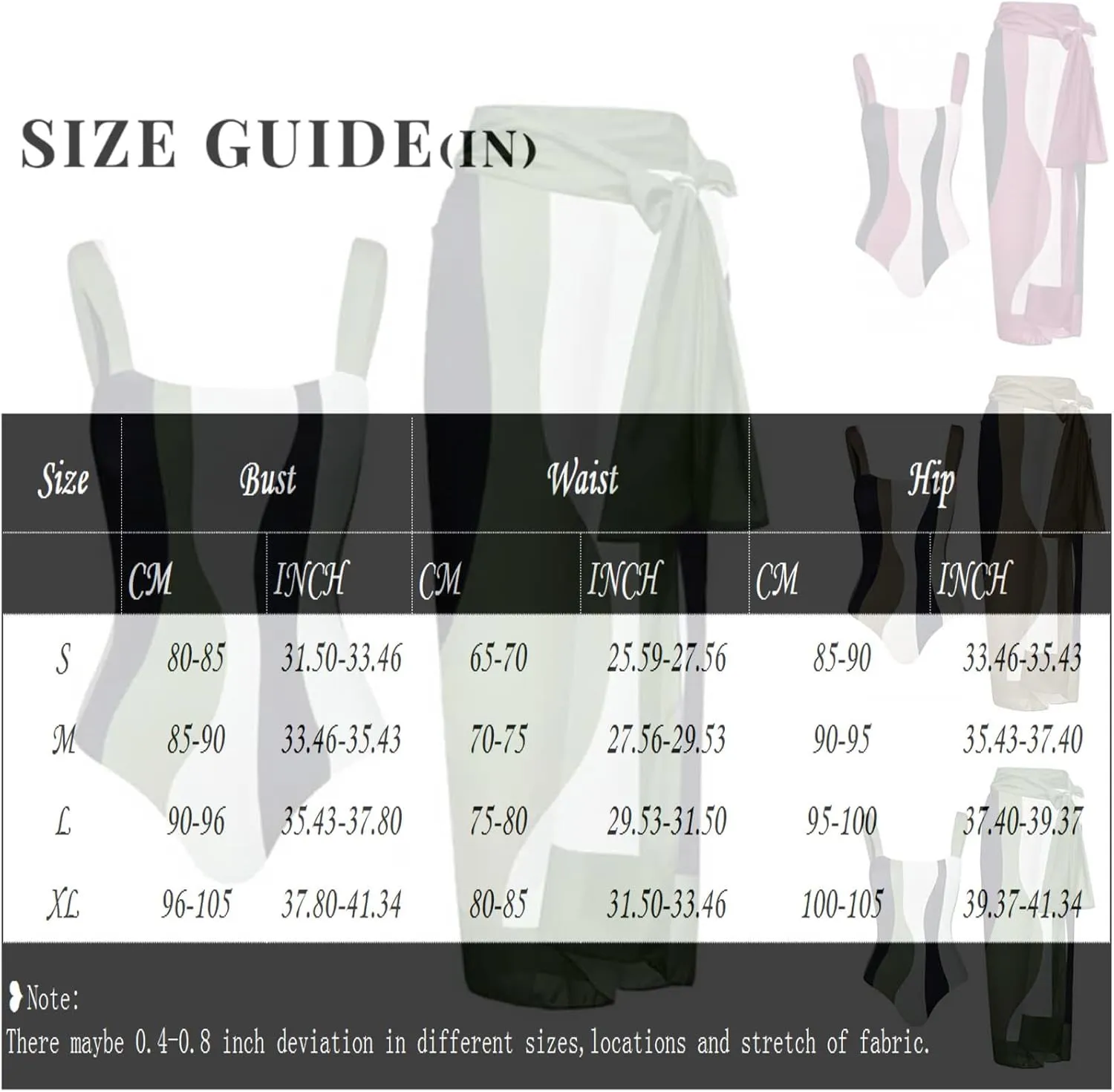 Women's One Piece Swimsuit Fashion-Piece Two Piece Swimsuit Leaf Printed Hip Long Skirt Conservative Swimsuit, S-XL