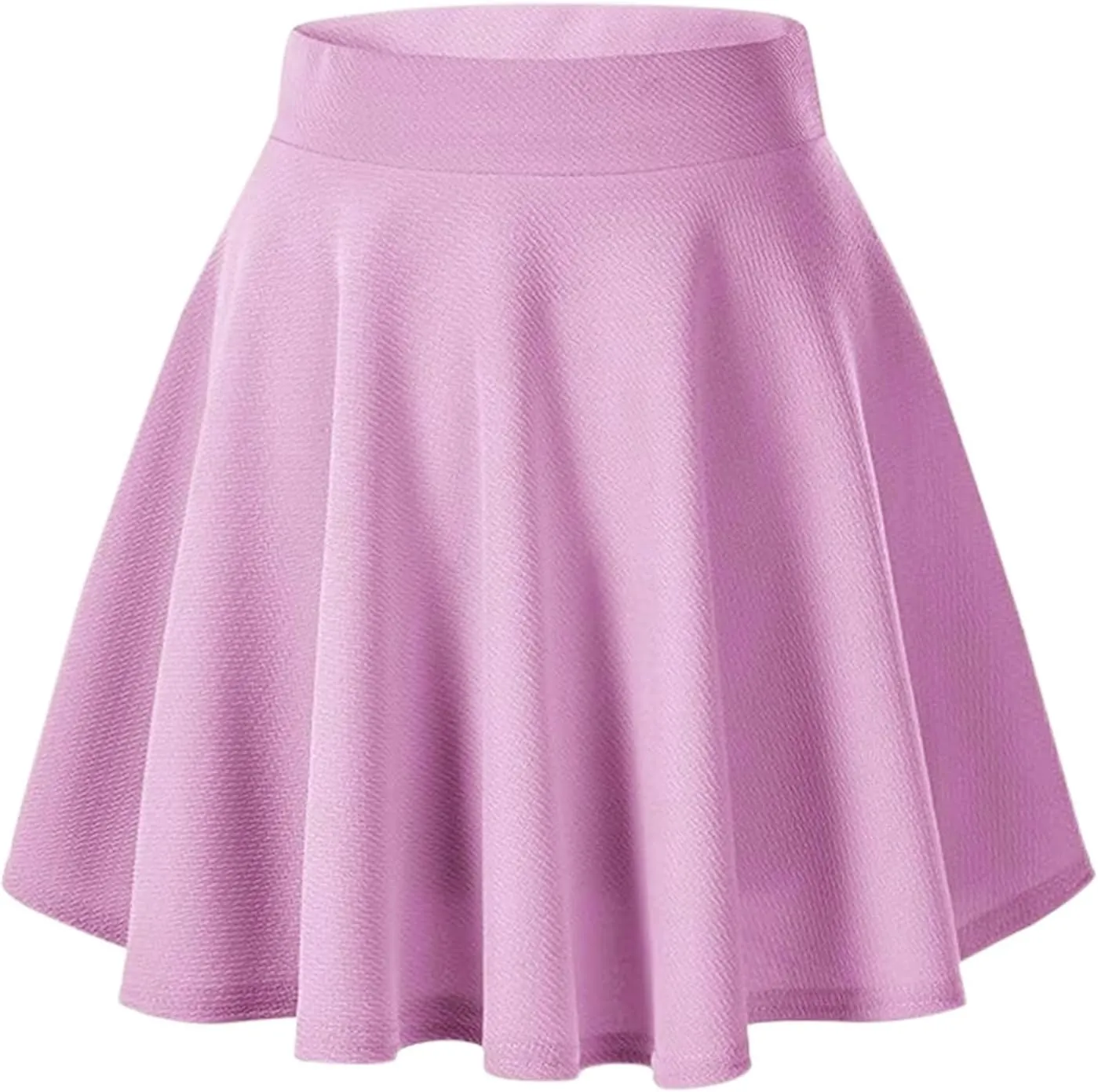 Women's Pleated Mini Skater Skirt Stretch Basic School Cheerleader Tennis Skirt Comfy Casual Uniform 2025 Summer