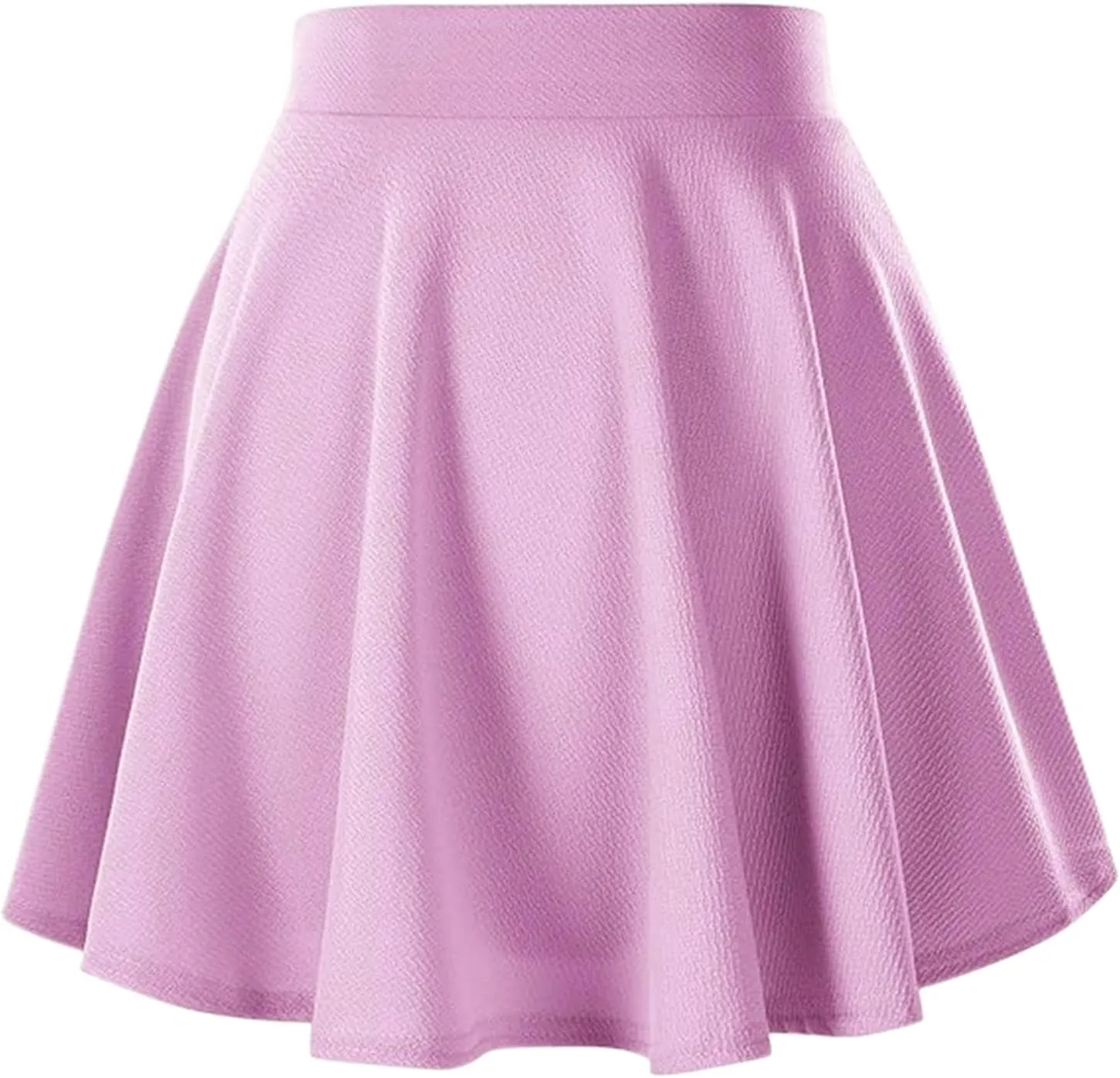 Women's Pleated Mini Skater Skirt Stretch Basic School Cheerleader Tennis Skirt Comfy Casual Uniform 2025 Summer