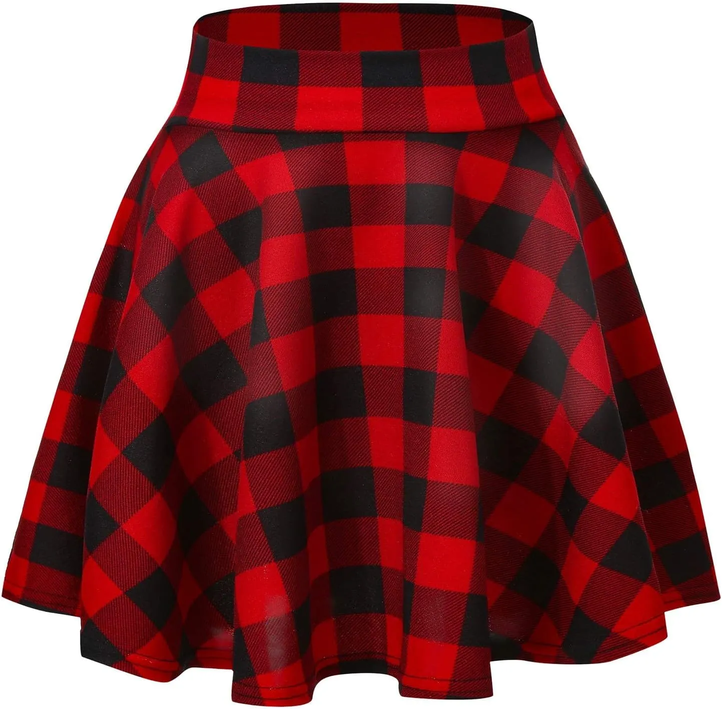 Women's Pleated Mini Skater Skirt Stretch Basic School Cheerleader Tennis Skirt Comfy Casual Uniform 2025 Summer