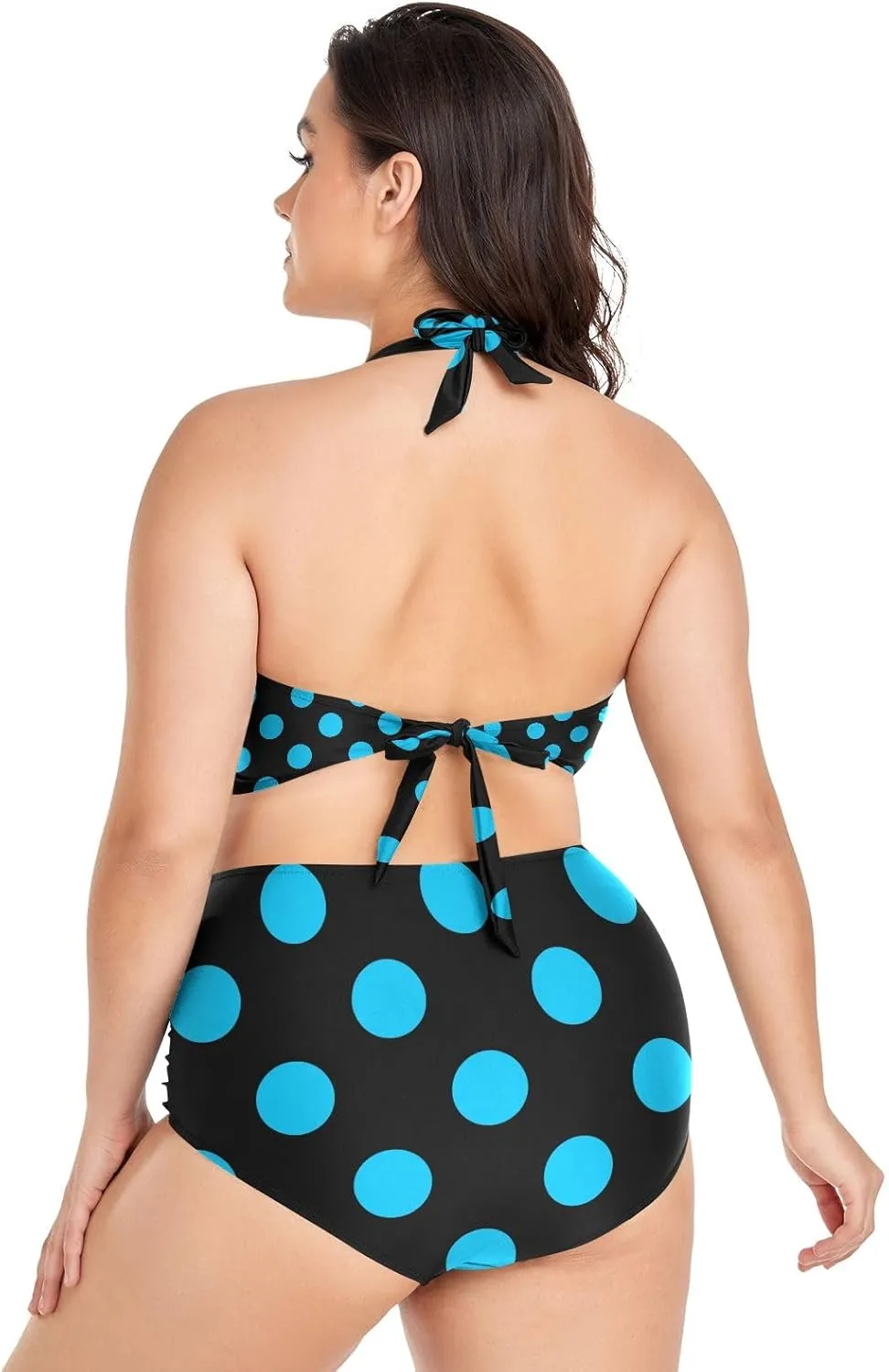 Women's Two Piece Swimsuits High Waisted Strapless Bikini Sets Women Swimsuit Plus Size Bikini Set