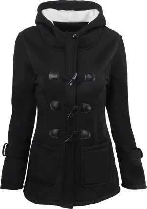 Womens Winter Warm Coat Plus Size Casual Fleece Sherpa Lined Hoodie Jackets Thicken Military Hooded Parkas Puffer Down Jacket