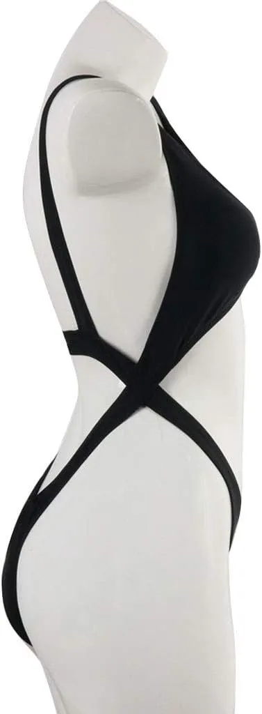XRCQCAD Women's Tummy Control One Piece Swimsuit 2024 Slim Fit Bathing Suit Cut Out Swimwear Sexy Backless Monokini